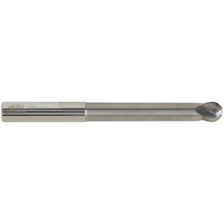 Cgs Tool 4Fl 30 Deg Profile Ball End W/ Reduced Neck 3/8"Dia 5/8"Loc W/ 1-5/8" Reach 4"Oal 8007